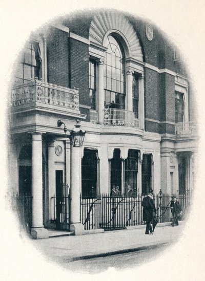 La finestra a bovindo, Boodles Club, Londra da Unbekannt
