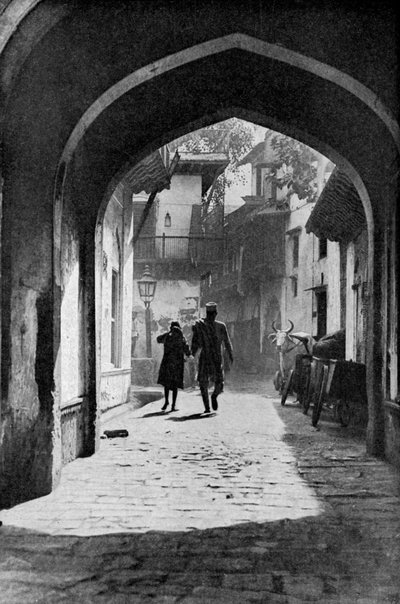 Il bazar di Lucknow, India, anni 