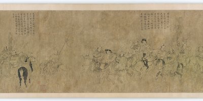 La cattività di Cai Wenji, dinastia Ming, XIV-XV secolo da Unbekannt
