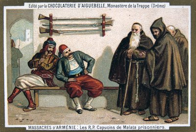 I monaci cappuccini di Malata presi prigionieri, 1895 da Unbekannt