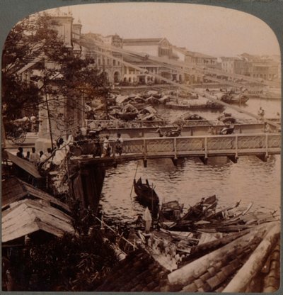 Il centro del traffico - Fiume Singapore e Ponte Kavanagh, dall
