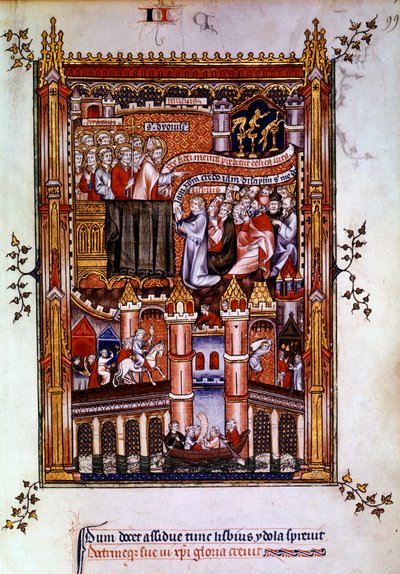 La conversione di Lisbius, 1317 da Unbekannt