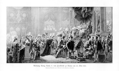 Incoronazione di re Carlo X di Francia, Reims, 20 maggio 1825 da Unbekannt