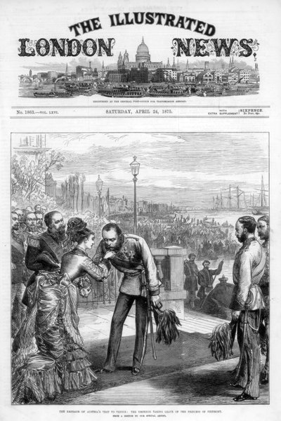 La copertina di The Illustrated London News, 24 aprile 1875 da Unbekannt