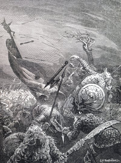 La morte del re Harold Godwinson da Unbekannt