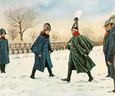 Lo scambio di Blucher per il maresciallo francese Victor, 20 febbraio 1807 da Unbekannt