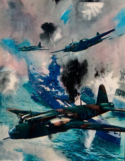 La prima azione aggressiva aerea britannica della guerra, il raid su Kiel, 1940 da Unbekannt