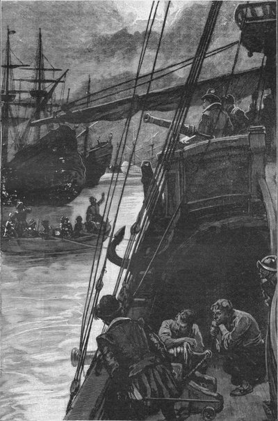 La prima nave inglese nel Pacifico: il Golden Hind di Sir Francis Drake a Lima, 1579 da Unbekannt