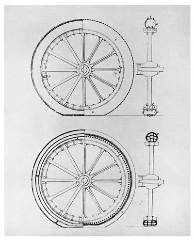 Il primo pneumatico, 1845-1956 da Unbekannt