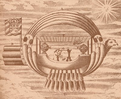 La nave volante, c1709, 1919 da Unbekannt