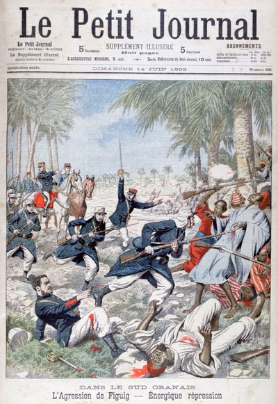 La repressione forzata di Figuig, sud-est del Marocco, 1903 da Unbekannt