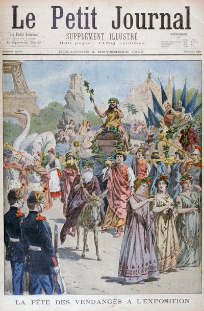La festa della vendemmia, Esposizione Universale del 1900, Parigi, 1900 da Unbekannt