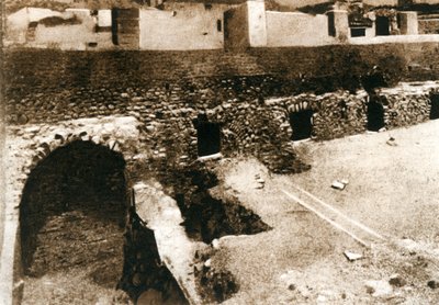 La grande terrazza sul criptoportico, Pompei, Italia, c. 1900 da Unbekannt