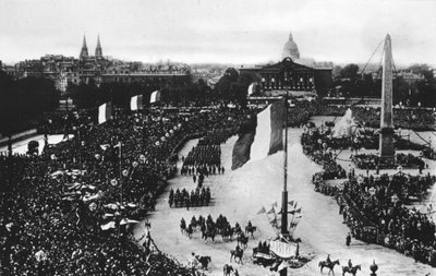 La grande parata della vittoria, Parigi, Francia, 14 luglio 1919 da Unbekannt