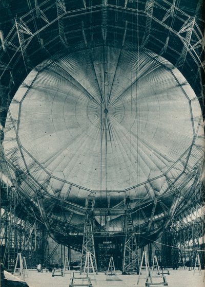 La struttura interna del dirigibile R101, c1929 c1937 da Unbekannt