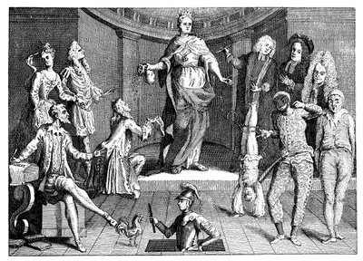 Il giudizio del buon senso della regina, 1736 da Unbekannt