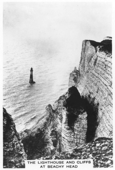Il faro e le scogliere a Beachy Head, 1936 da Unbekannt