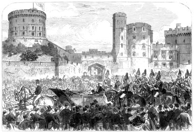 Il matrimonio della Principessa Elena, Castello di Windsor, 1866 da Unbekannt