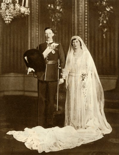 Il matrimonio della Principessa Mary e del Visconte Lascelles, 28 febbraio 1922, 1935 da Unbekannt