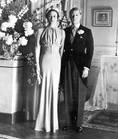 Il matrimonio del Duca di Windsor e Wallis Simpson, 1937 da Unbekannt