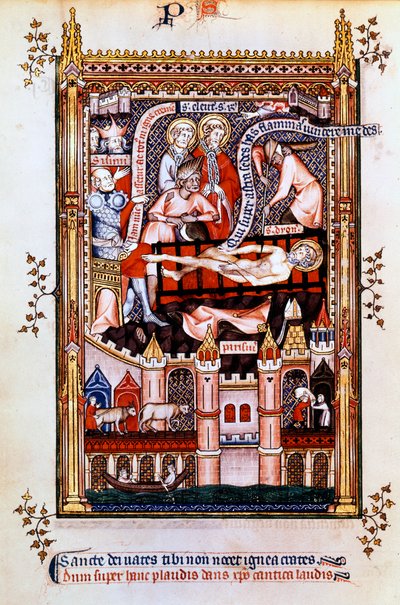 Il martirio di San Dionigi, 1317 da Unbekannt