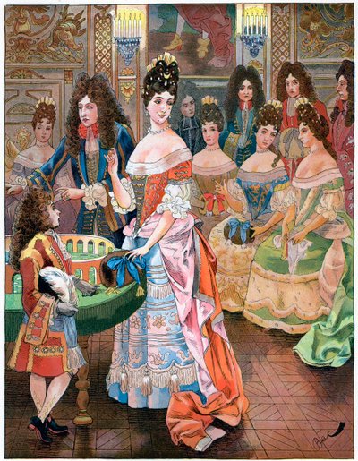 La vecchiaia di Luigi XIV, c1920 da Unbekannt