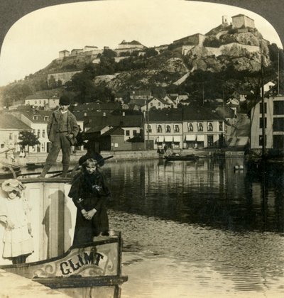 La vecchia fortezza di Fredrikshald, Norvegia, c. 1905 da Unbekannt