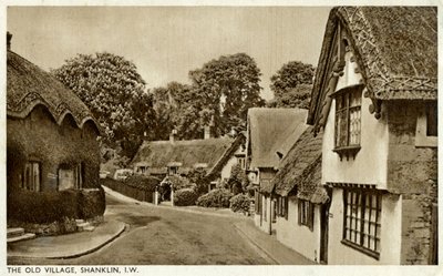 Il vecchio villaggio, Shanklin, Isola di Wight, XX secolo da Unbekannt