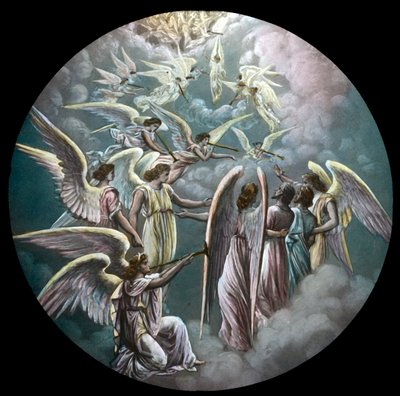I pellegrini ascendono al cielo, c1910 da Unbekannt
