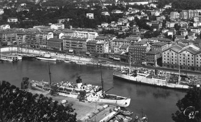 Il porto da Mont Boron, Nizza, Francia da Unbekannt