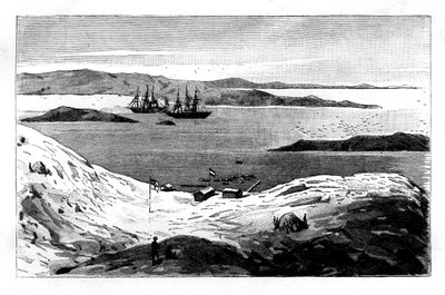 Il porto di Angra Pequena, Namibia, XIX secolo da Unbekannt
