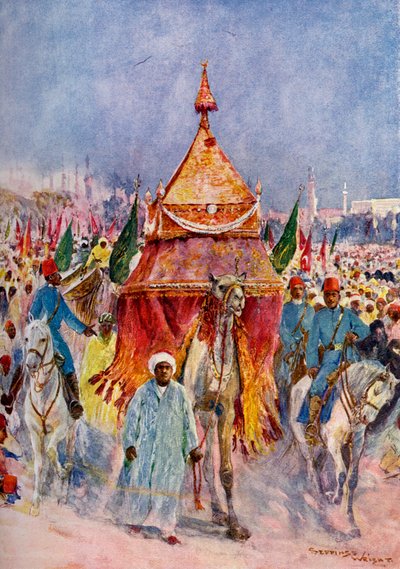 La processione del Mahmal, Il Cairo, Egitto da Unbekannt