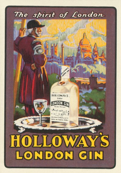 Lo spirito di Londra - Gin di Londra di Holloway, c1930s da Unbekannt