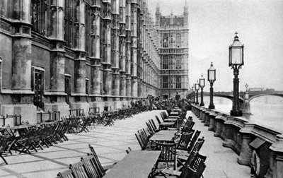 La terrazza della Camera dei Comuni, Londra, 1926-1927 da Unbekannt