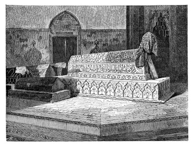 La tomba di Mehmed II nella Moschea Verde, Bursa, Turchia, 1895 da Unbekannt
