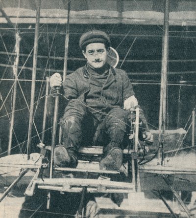 Il vincitore del premio di £10.000 per il volo da Londra a Manchester, 1910 c1937 da Unbekannt