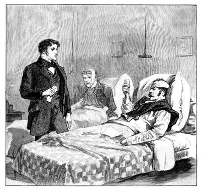 Il brindisi dei soldati feriti alla Regina, c1850s, 1888 da Unbekannt