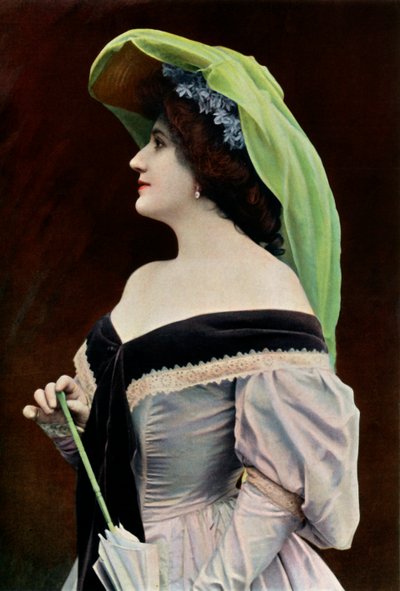 Teatro Des Varietes. - Mlle. C. Thevenet. - Ruolo di Caroline - La Chauve-Souris, 1904 da Unbekannt