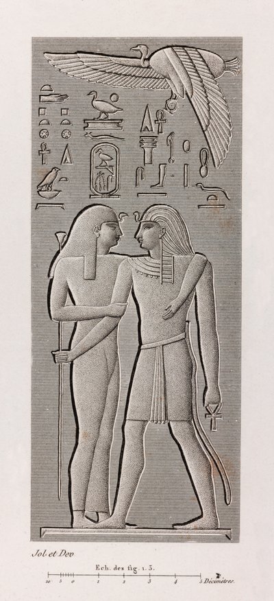 Tebe, Karnak, primo piano da Unbekannt