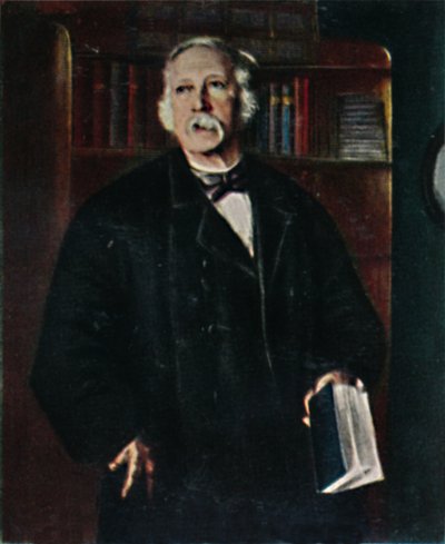 Theodor Fontane - Dipinto di Hanns Fechner da Unbekannt