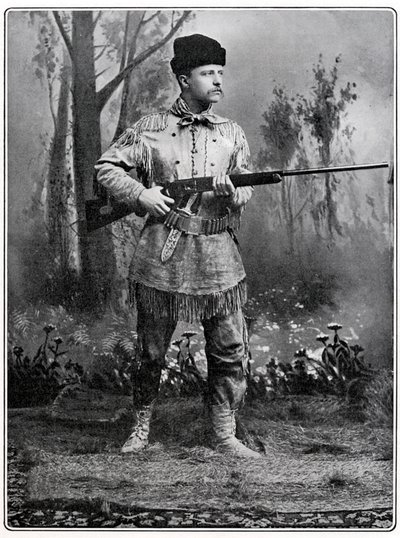 Theodore Roosevelt, soldato e politico americano, c1898 da Unbekannt