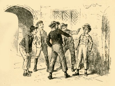 Si indulgevano in scherzi a spese del ragazzo con gli occhiali, 1907 da Unbekannt