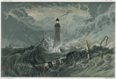 Terzo Faro di Eddystone, XIX secolo da Unbekannt
