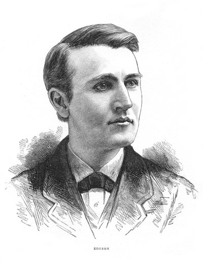Thomas Alva Edison, inventore americano da Unbekannt
