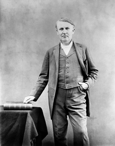 Thomas Edison, inventore americano da Unbekannt