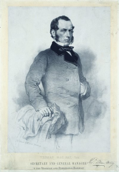Thomas MacNay, Segretario Ferroviario e Direttore Generale da Unbekannt
