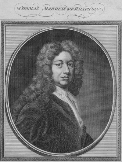 Thomas, marchese di Wharton, 1785 da Unbekannt