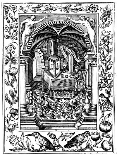 Laboratorio di Thomas Norton, c1477 1652 da Unbekannt