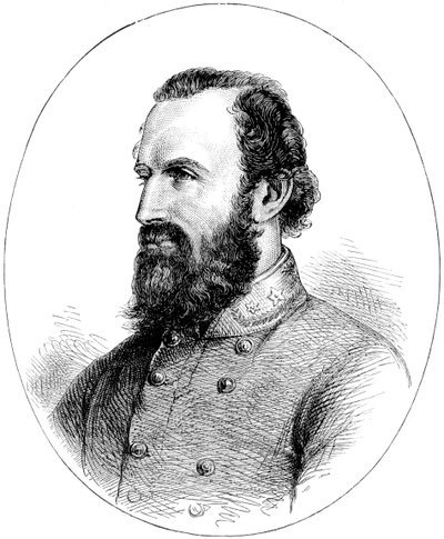 Thomas Stonewall Jackson, generale confederato della Guerra Civile Americana da Unbekannt