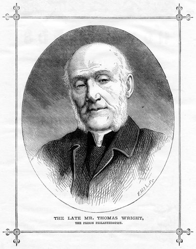 Thomas Wright, filantropo carcerario inglese, 1875 da Unbekannt